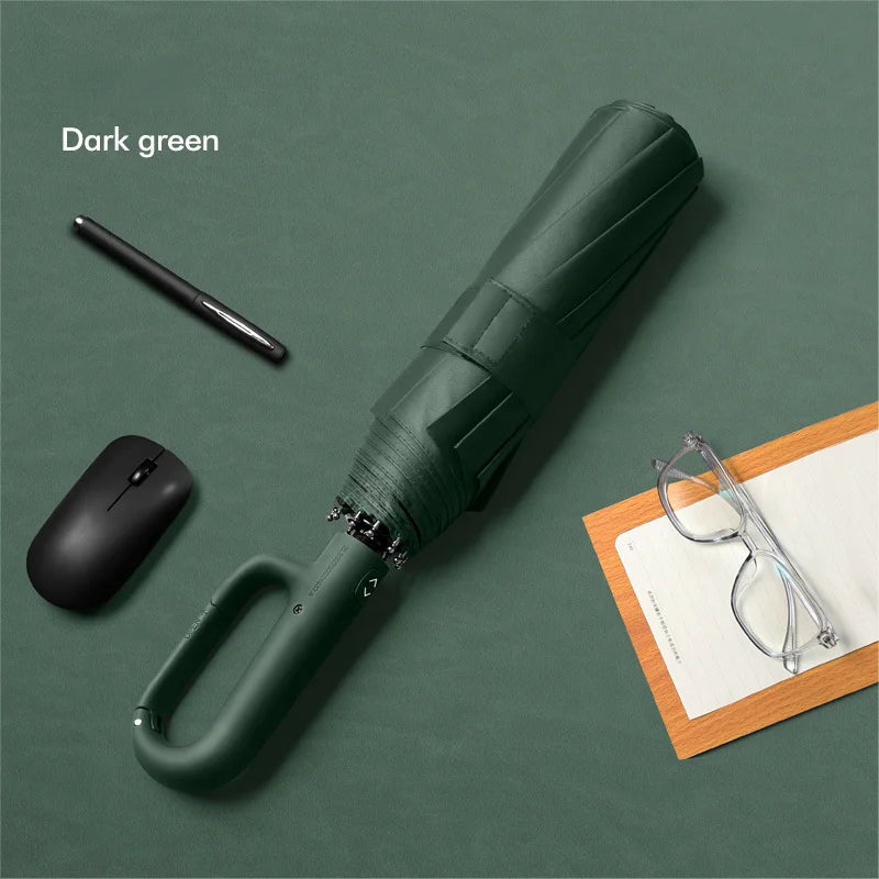 Automatic Folding Umbrella — Compact and Windproof, Portable, Travel-Friendly, Quick-Dry, Ergonomic Handle