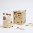 Satsus® Flower Capybara Squishy Silicone Night Light - Perfect Gift for Kids and Girls