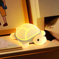 Satsus® Squishy Silicone Cute Turtle LED Night Light - Perfect Gift for Kids and Girls