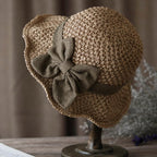 Elegant Bow Straw Hat
