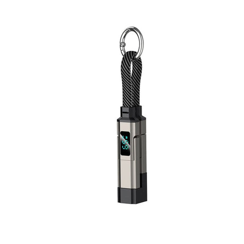 4-in-1 Digital Display Keychain Charging Cable