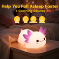 Satsus® Limited Version Axolotl Squishy Silicone Night Light - Perfect Gift
