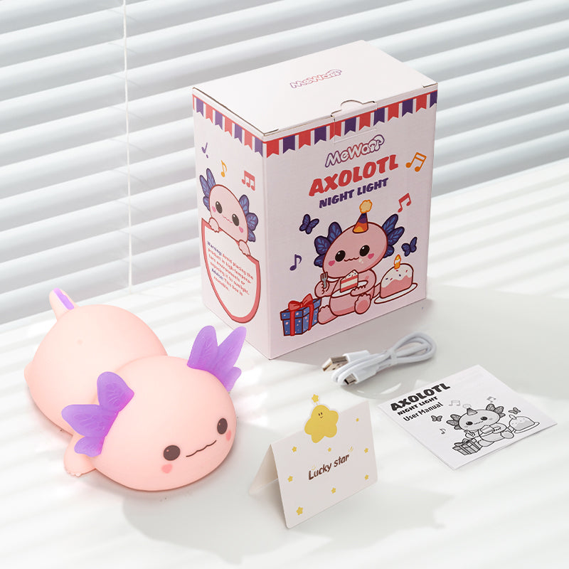 Satsus® Axolotl Cute Squishy Night Light - Perfect Gift