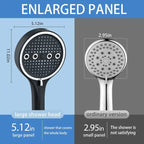 6-Mode High Pressure Shower