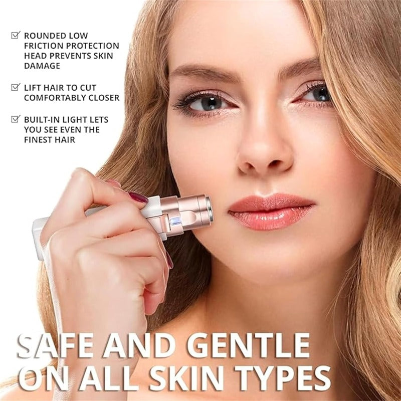 Painless 2-in-1 Facial Shaver