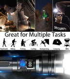 StormBeam Rechargeable Flashlight with Telescoping Zoom