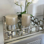Rectangular Nickel Mirrored Tray