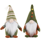 Decorative gnome figure made of fleece fabric