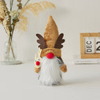 Decorative gnomes and Christmas figures made of fabric