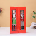 Nutcracker set made of wood, 38 cm, 2-piece