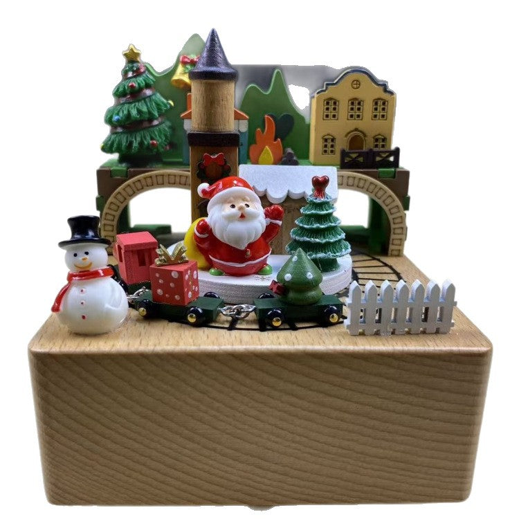Wooden music box in modern design