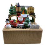 Wooden music box in modern design