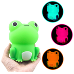 Satsus® Squishy Silicone Peculiar Frog LED Night Light - Perfect Gift for Kids and Girls