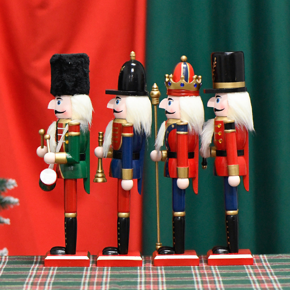 Nutcracker soldier made of wood, 30 cm