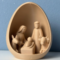 Decorative nativity figure made of PLA in 3D print