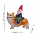 Decorative gnome figure made of resin
