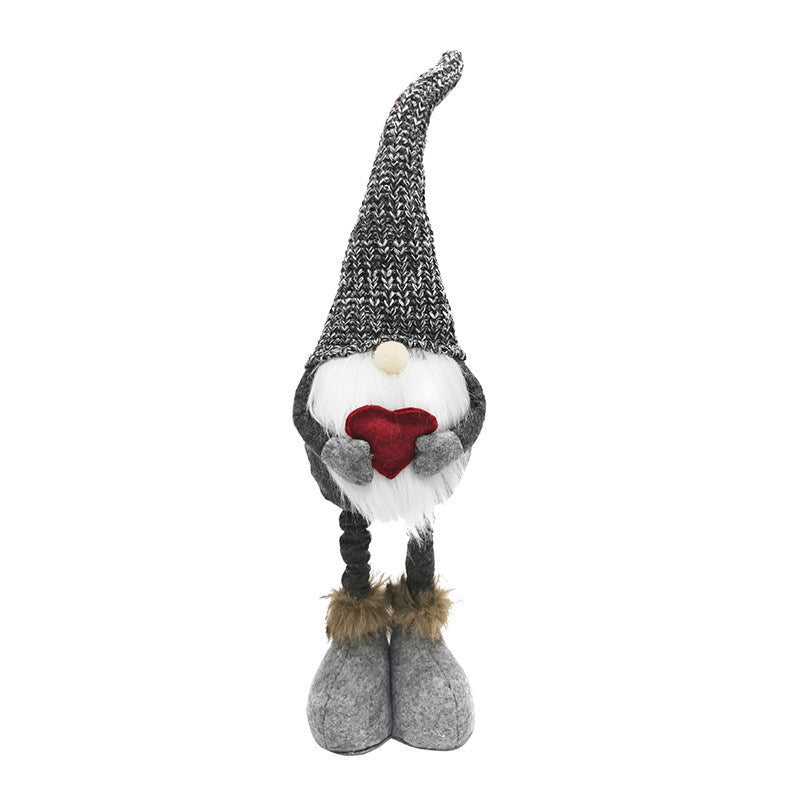 Scandinavian gnome figure, extendable, fabric