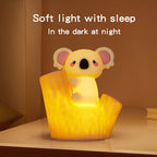 Satsus® Mini Koala on Tree Branch Silicone Squishy Night Light Cute Perfect Gift
