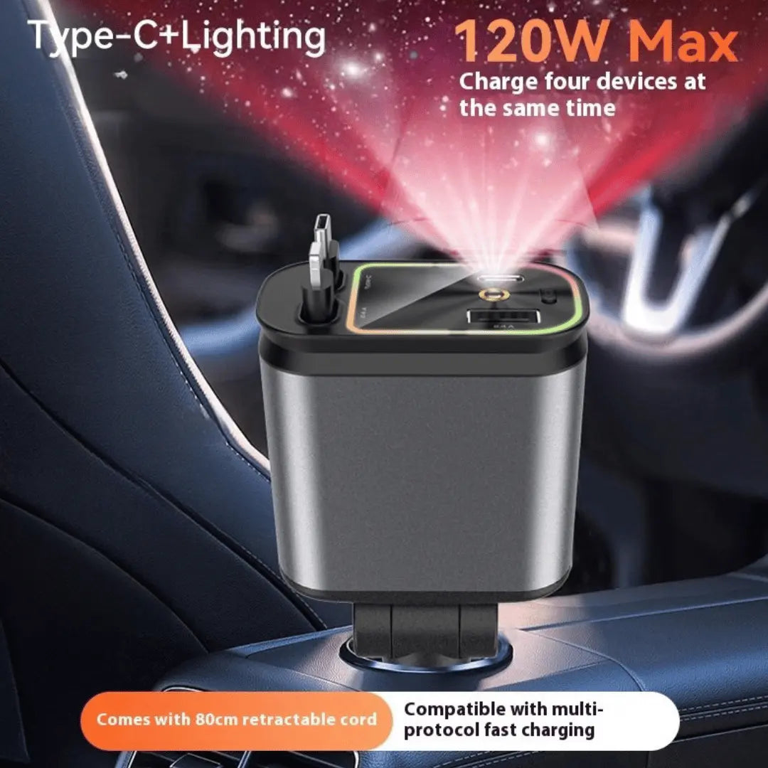 SkyFuse - 4-in-1 Car Charger