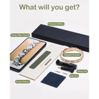 GlamClover Infinity Clover Copper Magnetic Bracelet with Adjuster