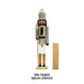 Large Nutcracker King made of wood, 60 cm