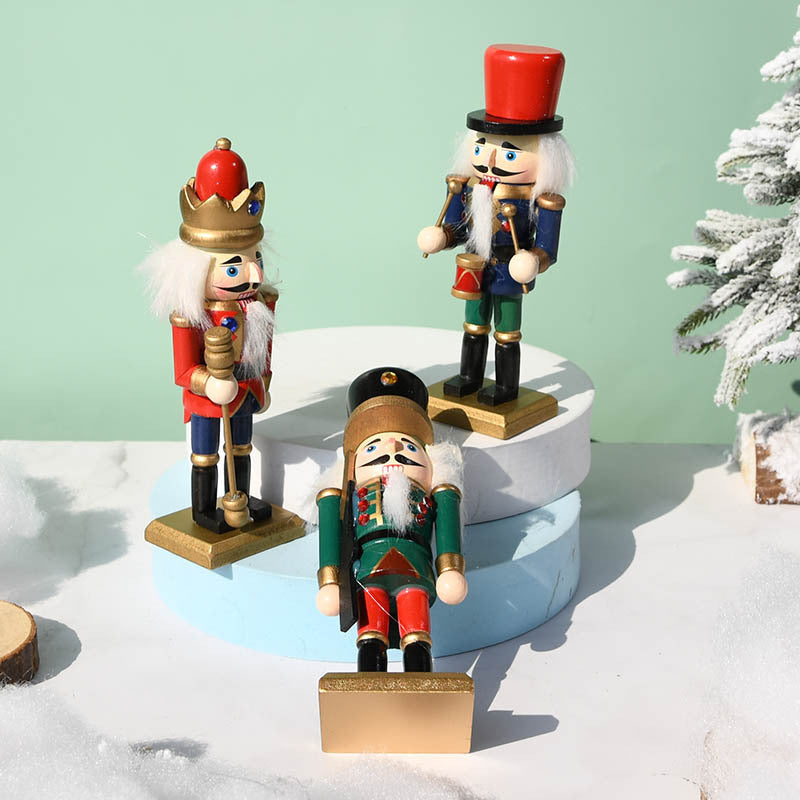 Nutcracker Soldier Set, 15 cm, Wood