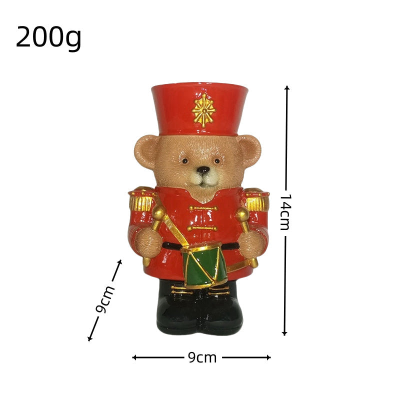 Animal Nutcracker Candle Holder made of Resin