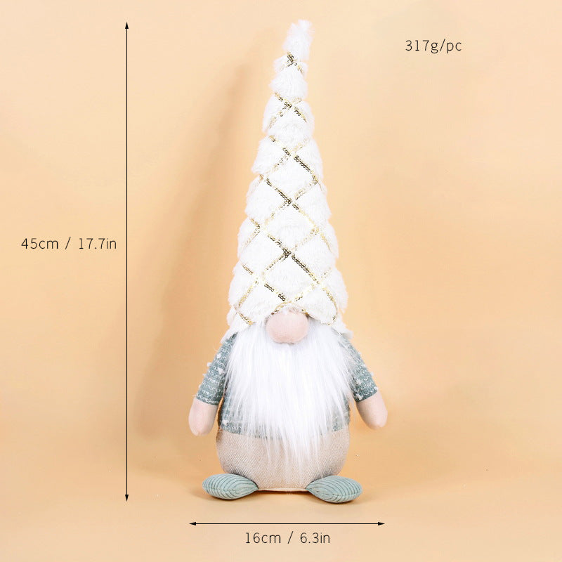 Christmas elf figure, decorative fabric doll