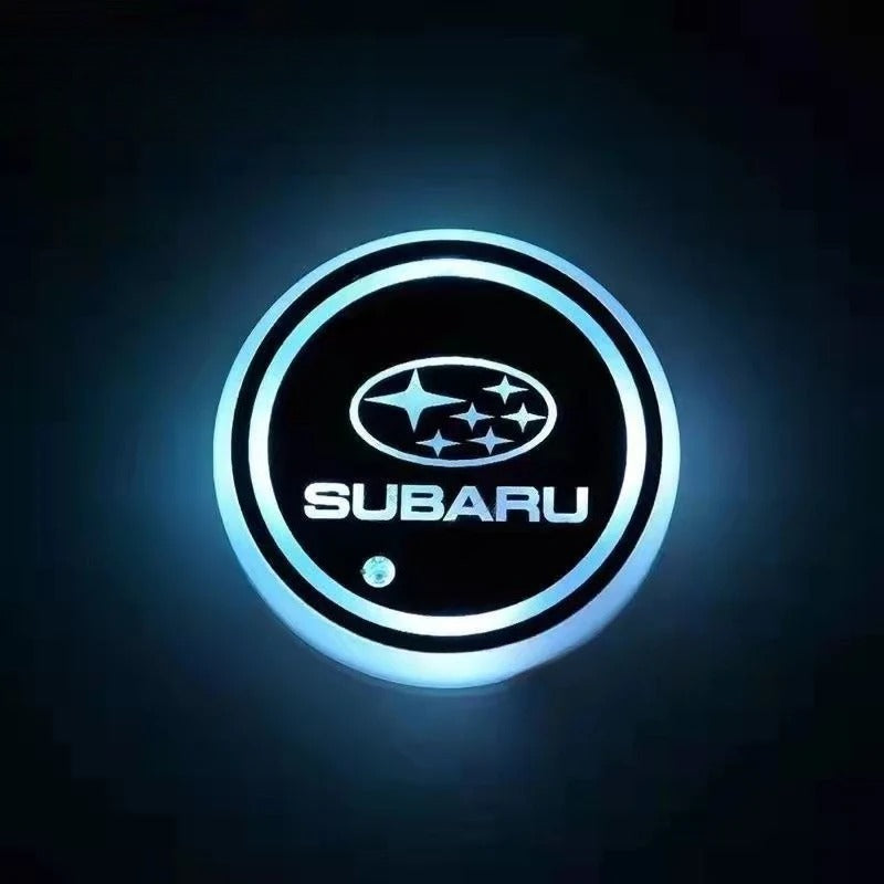 2PCS LED Car Coasters