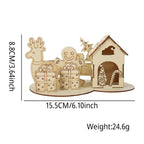 DIY Christmas House Kit, Wood, various designs