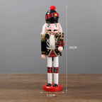 Decorative nutcracker figure made of wood, European style