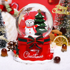 Christmas snow globe music box
