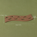 Miniature Christmas Footprint Mat for Dollhouses
