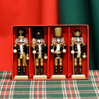 Nutcracker soldier made of hardwood, 13 cm