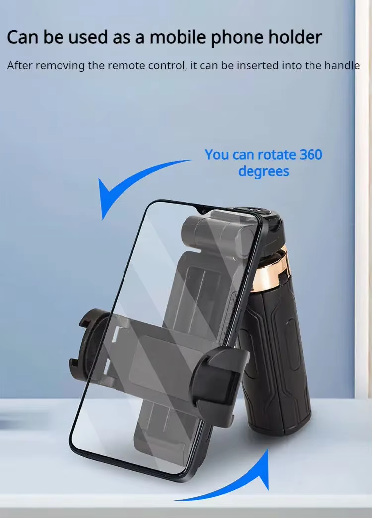 Mini Selfie Stick Foldable 3 in 1 Extendable Grip Phone Shooting Tripod Stand with BT Remote Control