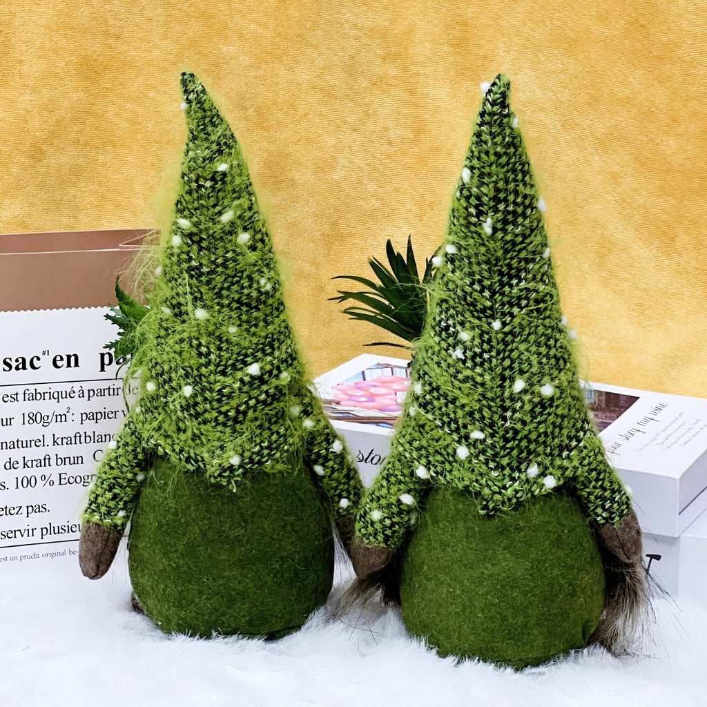Christmas gnomes with succulent design