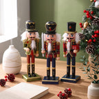 Painted nutcracker soldier made of wood, 25 cm, as a decorative figure