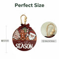 Decorative wooden door hanger with gnome motif