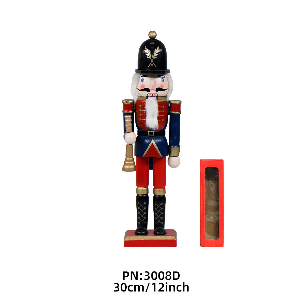 Nutcracker soldier made of wood, 30 cm
