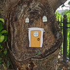 Miniature Elf Door for Dollhouses, 10 cm