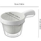 2-in-1 Strainer Serving Bowl