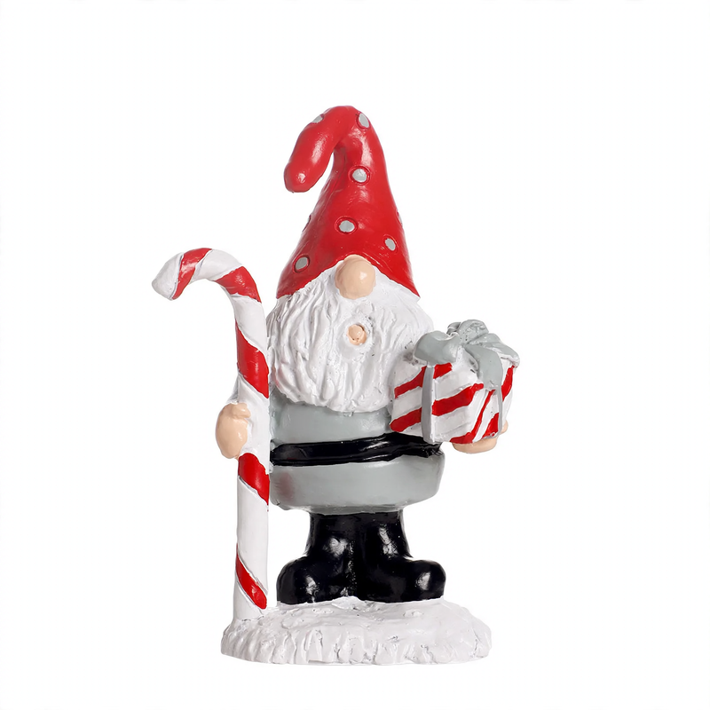 Decorative gnome figure made of resin