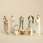 Crib decoration set made of resin