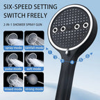 6-Mode High Pressure Shower