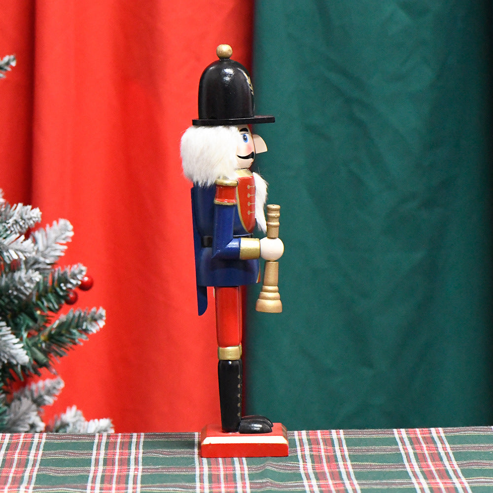 Nutcracker soldier made of wood, 30 cm