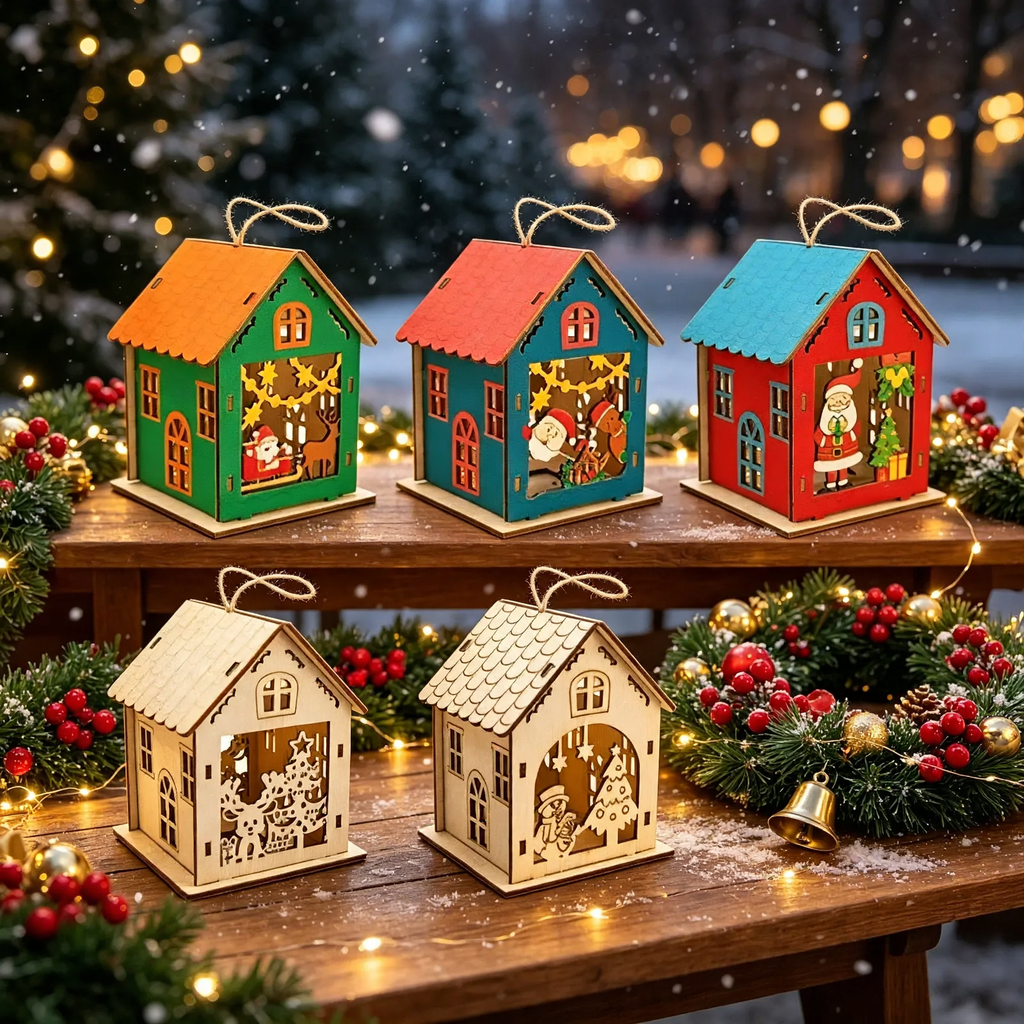 DIY wooden house to decorate yourself