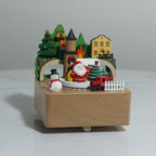 Wooden music box in modern design