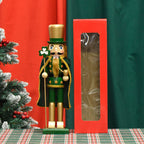 Nutcracker figure, 38 cm, Gold-Green, Irish Design