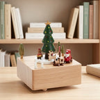 Music box made of beech wood