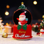 Christmas Snow Globe with Light and Music